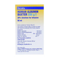 Human Albumin 200g/l Baxter 50ml