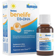 Humana Benelife, vitamin D3 + DHA, 15ml