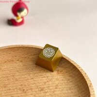 Humha Thủ Công keycap Bánh Trung Thu keycap Kim Loại keycaps Bàn Phím Cơ keycap Cá Tính keycap Tùy Chỉnh keycap Hợp Kim Nhôm keycap