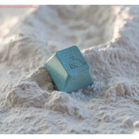 Humha thủ công keycap Cá voi keycap Kim loại keycaps bàn phím cơ keycap cá nhân keycap tùy chỉnh keycap Hợp kim nhôm keycap