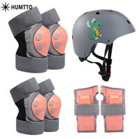 Humtto Con Lăn Trượt Băng Bảo Vệ Mũ Bảo Hiểm Trẻ Em Đi Xe Đạp Trọn Bộ Rùa Trượt Ván Trượt Cân Bằng Xe Đạp Xe Đạp Thể Thao Chống Rơi Miếng Lót Đầu Gối