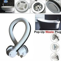 Hund  Chất thải tràn bồn tắm giấu kín - Ống nhựa và tay cầm Chrome