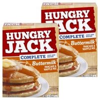 Hungry Jack Complete Buttermilk Pancake and Waffle Mix, 907g, 2 Pcs