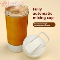 Huniu Protein Lắc Chai, Máy Trộn Protein Sạc USB Điện, Tốc Độ Cao 400ml Di Động Trong Suốt Protein Máy Xay Sinh Tố Cốc Tập Luyện