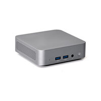 HUNSN 4K Mini PC, Desktop Computer, HTPC, Kodi Box, Core I7 1185G7, BM35, Win 11,2 x Full Featured Type-C, 2 x HDMI2.0b