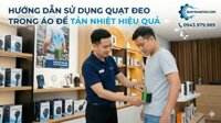 Hướng Dẫn Đeo Quạt Đeo Lưng Đúng Cách Để Tản Nhiệt Hiệu Quả