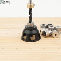 Hướng dẫn khoan dọc SAIN, Hướng dẫn đục lỗ hợp kim nhôm Hướng dẫn góc thẳng, Đồ cố định có thể thay thế Lỗ bỏ túi Jig Định vị chốt