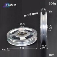 Hướng dẫn lắp ròng rọc bánh xe ròng rọc hợp kim rắn