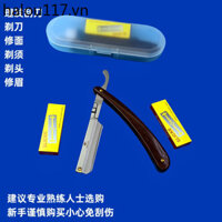 Hướng dẫn sử dụng Dao cạo kiểu cũ Dao cạo hai mặt Lưỡi dao cạo Cắt tóc Dao cạo râu Cắt lông mày Cắt tóc Sideburns