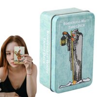 Hướng dẫn sử dụng hộp sắt Waite Tarot không biên giới Phiên bản tiếng Anh Thẻ bài Tarot dành cho người mới bắt đầu củaavmvn