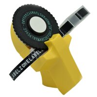 Hướng dẫn sử dụng Văn phòng DIY 3D Trang trí cho Dymo Băng đen Album nhựa Quà tặng Mini Máy dập chữ Máy đánh chữ Máy tạo nhãn Tagment cho Motex Handmade Label Máy in
