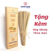 Hương nhang Cam Sả Dương Minh 180cây nhang 30cm nhang sạch 100 thành phần tự nhiên - nhang cây thắp cúngxông nhàđuổi muỗi, hương nhang thơm dịu nhẹ an toàn