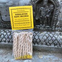 Hương nhang dây thủ công Nepal Túi có kèm đế cắm Rope incense - N1.1 Sandalwood