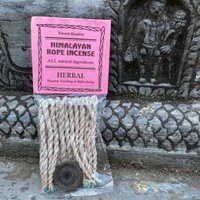 Hương nhang dây thủ công Nepal Túi có kèm đế cắm Rope incense - N1.2 Herbal