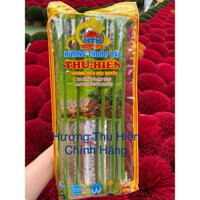 Hương thuốc bắc Thu Hiền chính hãng, thơm mùi thuốc bắc dài 38cm, cuốn tàn trắng, đậu tài lộc