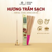 Hương trầm sạch, không cuốn tàn THIÊN MỘC HƯƠNG nhang ít khói, thơm dịu nhẹ hộp 80-100 nén dài 40cm