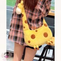 Hươu Cao Cổ Túi Mèo Hươu Cao Cổ Túi Di Động Đi Chơi Ngộ nghĩnh Hươu Sang Trọng Túi Hươu Cao Cổ Đeo Ngang Túi Vịt Túi Đeo Ngang Cô Gái Túi Trái Tim Túi Thú Cưng