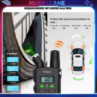 Hurricane 2 Trong 1 TPA01 TPMS Học Lại Công Cụ Đồng Hồ Đo Áp Suất Lốp Kỹ Thuật Số 150 PSI Hệ Thống Màn Hình Kích Hoạt Thay Thế Cho Chevy 433 MHz