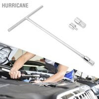 Hurricane ‎Cờ lê tay cầm 3/8in Drive T với bộ điều hợp 1/4in 1/2in Tiết kiệm nỗ lực Giá đỡ ổ cắm bằng thép Vanadium Chrome