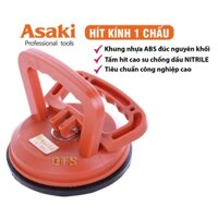 Hút kính, hút gạch, hít kính 1 chấu Asaki AK-4011, tay cầm hít kiếng nhựa ABS đúc nguyên khối, cao su NITRILE nâng 50kg