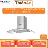 Hút mùi Canzy CZ D70SQB Hút mùi cơ hút khỏe êm . máy hút mùi nhà bếp chính hãng bảo hành 3 năm . máy hút mùi t