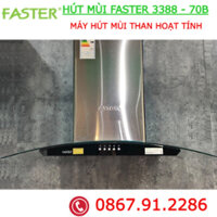 Hút mùi Faster 3388/70B - Hút mùi kính cong - Bảo hành chính hãng 2 năm