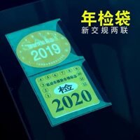 Hút sổ cốc dán xe dán thanh tra bảo hiểm xe ô tô sử dụng dính tốt dấu kiểm tra bắt buộc không phai Phụ kiện xe ô tô