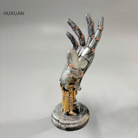 Huxuan Cyberpunk Robot Cánh Tay Tích Hợp Tay Cầm Bóng Rổ Đứng Sáng Tạo Sưu Tập Để Bàn Trang Trí Mô Hình Handmade Quà Tặng RFT