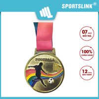 Huy chương bóng đá dây 7 màu Sportslink - Vàng