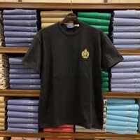 Huy hiệu in hình ngắn tay cổ tròn dành cho nam RL có Logo chú ngựa nhỏ Áo thun Cotton cao cấp 100% thông thường