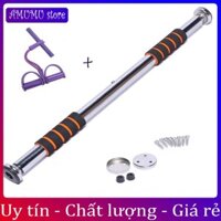 huyen trang trang Xà đơn gắn tường size 60-80cm tặng kèm dây chun tummy trimer tập cơ bụng huyen huyen ninh