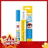 Huyết thanh Dưỡng mi Eveline 8 in 1 Total Action Lash Therapy professional Chăm sóc và giải quyết  8 vấn đề về mi