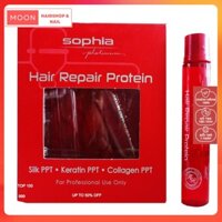 Huyết thanh phục hồi tóc hư nát Sophia Platinum Hair Repair Protein 13mlx10 ( thần dược) CHÍNH HÃNG