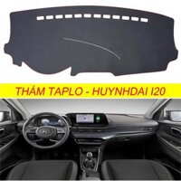 HUYNHDAI I20  Thảm taplo da cacbon,vân gỗ, da lộn, da pu mới nhất, chuẩn form - Thảm nỉ