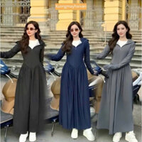 Hv -Áo Váy Chống Nắng Toàn Thân Vải Hàn Lạnh Co Giãn,Chống Bám Bụi size M,L