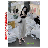 HV - Quần Bom Gân Nữ Bo Gấu có Dây Rút, Quần Nữ Cạp Chun Ống Bo Dáng Baggy