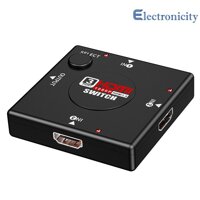 HW-HD301F Vuông Loại HDMI Switcher 3 Trong 1 Đầu Ra Thông Minh 1080 P Bộ Chia Tín Hiệu HDMI