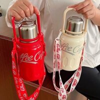 【Hwang】Bình giữ nhiệt COCA COFFE CUP INOX 316 cao cấp 1200ml, có lọc trà dành cho lái xe đường dài, thể thao