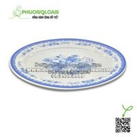 HX 117 Đĩa nhựa phíp Oval 8 (Hoa)
