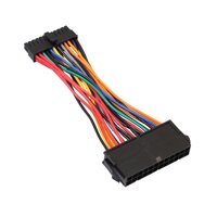 HXM 15 cm 24Pin Nam Đến Nữ ATX PSU Cáp Cấp Nguồn Khung Xe Dây Nguồn Điện Chuyển Đổi ATX PCI-E cáp Cấp Nguồn