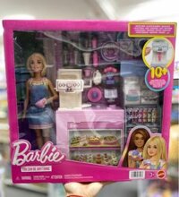 HXN94 Barbie Coffee Shop Playset