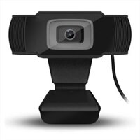 HXSJ A870 USB Webcam 480P Fixed Focus Computer Camera Built-in Sound Absorbing Microphone for   Desktop Computer Laptop - Black