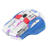 HXSJ G6 Wireless Gaming Mouse 10 Keys 11 RGB 1200-4000DPI Tri-mode Gamer Mouse for PC Laptop Computer