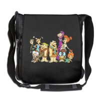 Hxuedan Flintstones Narrow Diagonal Shoulder Bag Strong and Fashionable Suitable for Outdoor Sports in The Park Men and Women Shoulder Bag