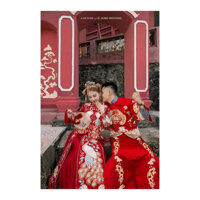 Hỷ phục nam nữ, áo cưới Trung Hoa thêu họa tiết Phượng Hoàng, Hàng cao cấp full thêu máy vi tính