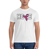Hy vọng Ruy băng hồng nhận thức về ung thư vú Đồ họa in hình Cotton