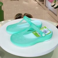 Hy3 Crocs giày nữ Carrucci giày hang động đổi màu Carrie Mary Jane thạch dép đi biển đế dày