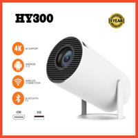 Hy300 Android 11.0 4K Ultra HD Màn hình rộng Kết nối không dây di động Máy chiếu Laser cầm tay Mini