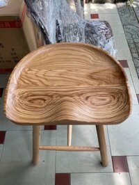 HY34 - Ghế Stool Bar gỗ sồi 3 chân