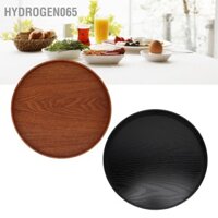 Hydrogen065 Gỗ Phục Vụ Khay 11.8in Chắc Chắn Tròn Đơn Giản Thanh Lịch Đa Năng Trà Bằng Cho Quán Cafe Bàn Ăn Văn Phòng